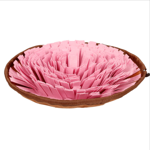 Sniffing mat rolled up storage