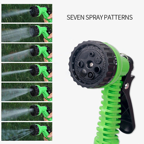 Expandable garden hose length size options