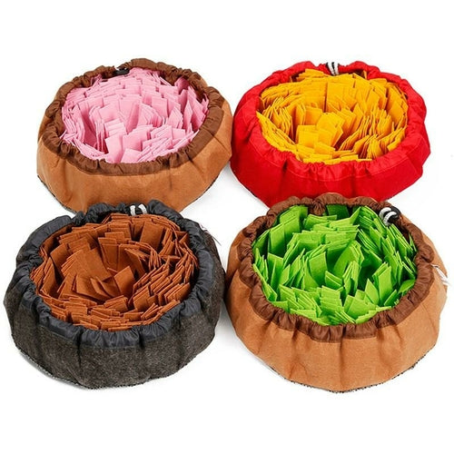 Pet sniffing mat color options