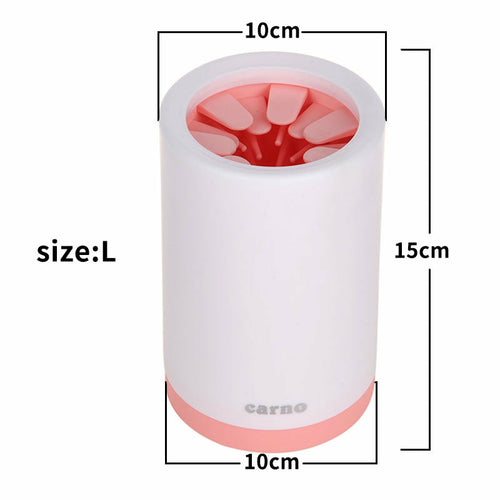 Pet paw cleaner disassembled parts