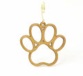 Dog paw ornament #9998, made in USA holiday decor