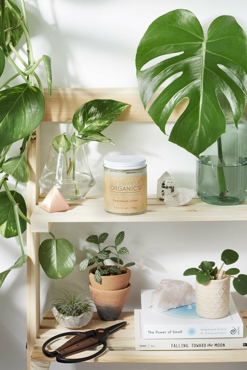 Organic magnesium lotion ingredients label