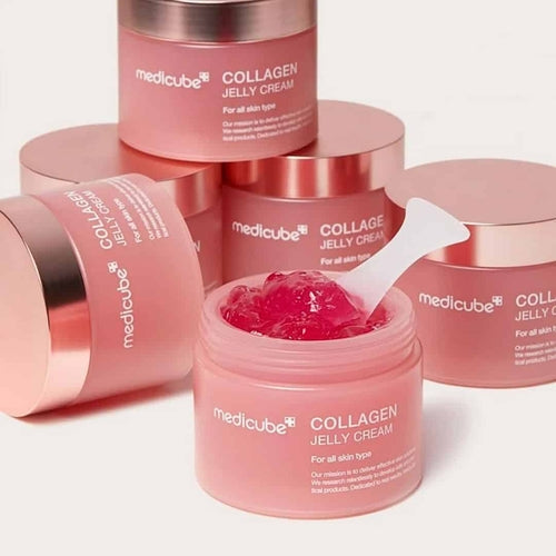 Medicube Collagen Jelly Cream texture close-up