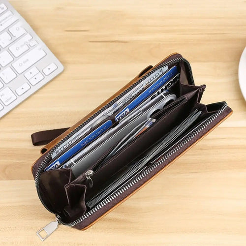 Cowhide wallet black colorway