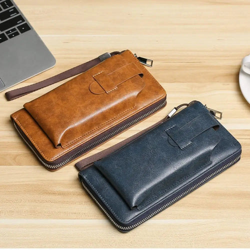 Cowhide wallet interior compartments
