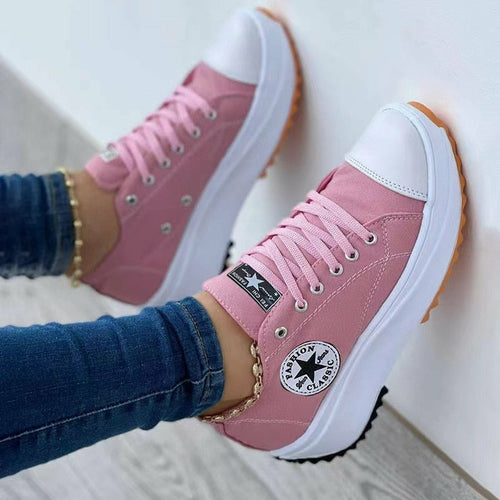 Canvas sneakers color and pattern options