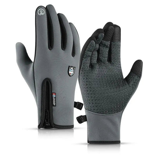 Thermal gloves blue colorway