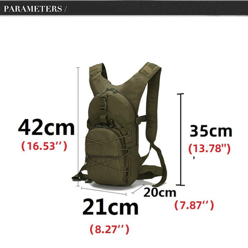 Tactical backpack green colorway
