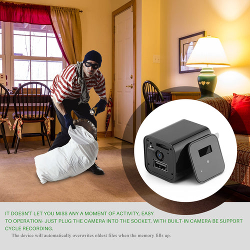 Hidden camera USB charger app pairing screenshot