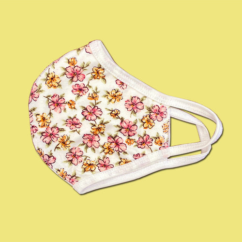 Reusable face mask fabric close-up