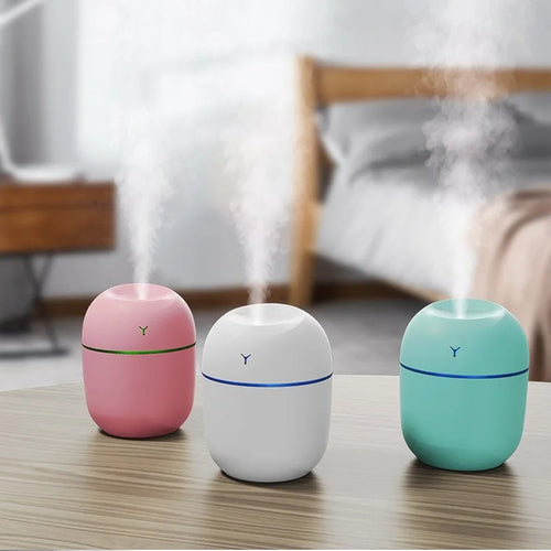 Portable USB humidifier essential oil diffuser, white