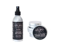 Leather care kit, spot cleaner and leather cream combo